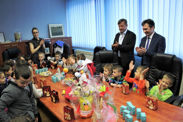 Vaskršnji prijem za najmlađe Ugljevičane