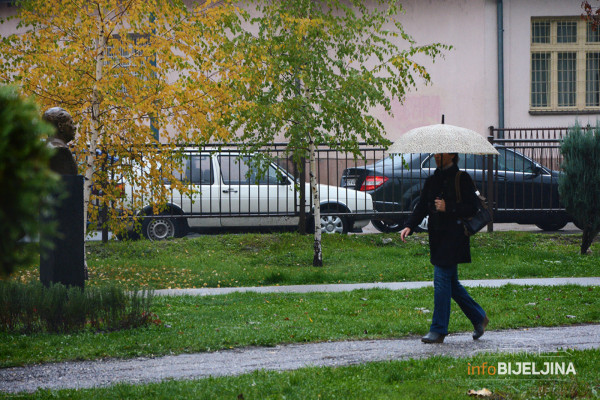 Cijela sedmica kišovita, temperatura u nedelju ispod prosjeka