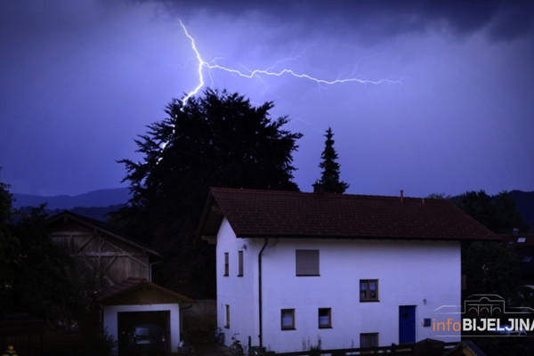 Sutra kiša i pljuskovi sa grmljavinom