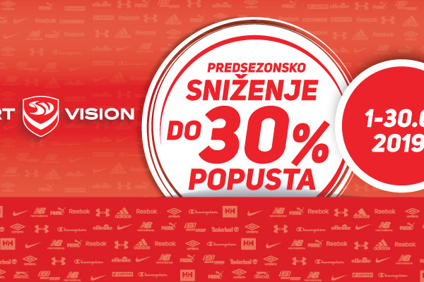 SPORT VISION PREDSEZONSKO SNIŽENJE