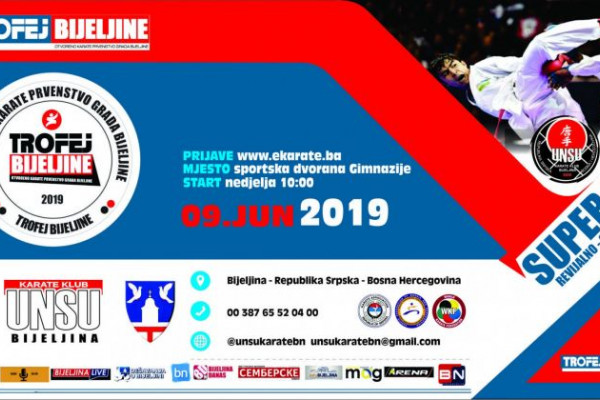 Drugo Otvoreno karate prvenstvo "Trofej Bijeljine 2019"