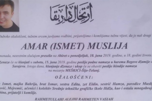 Sutra sahrana maturanta nastradalog u Pragu