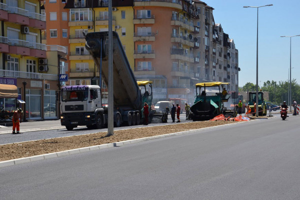 U Brčkom u toku završni radovi na izgradnji druge trake Bulevara mira