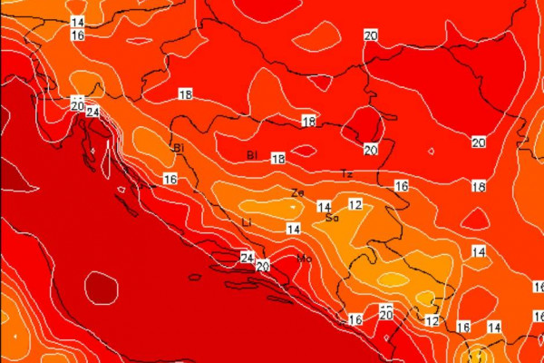 Upaljen narandžasti meteoalarm u dijelovima BiH