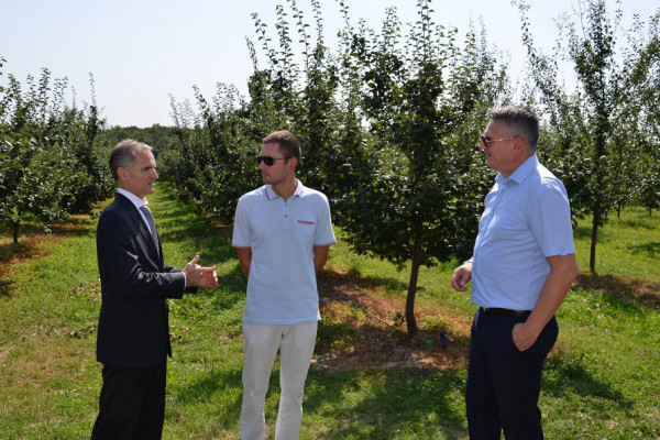 Gradonačelnik Brčkog Siniša Milić obišao uspješne proizvođače voća