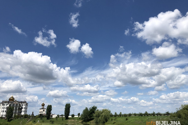 Danas sunčano, ali bez vrućine