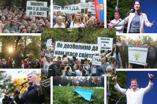 Protest opozicije zbog poskupljenja struje