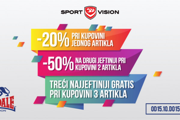 Nove Lonsdele kombinacije za muškarce u Sport Visionu