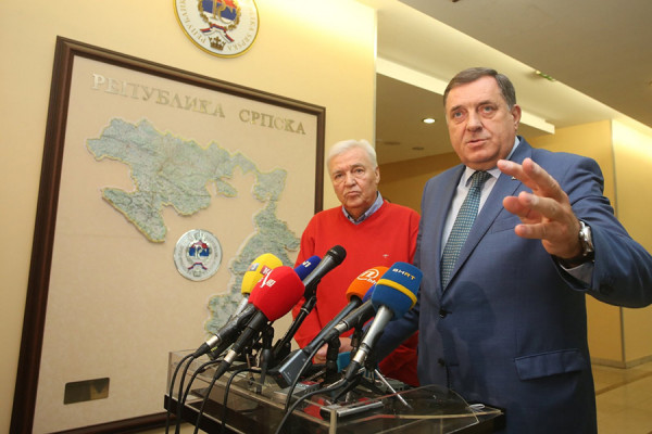 Pavić i Dodik: Ostaje koalicija na nivou RS