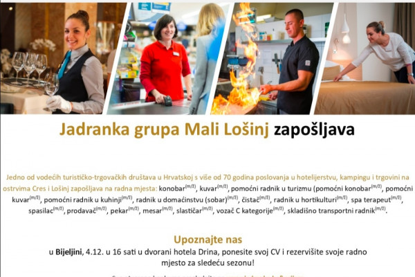 JADRANKA GRUPA Postanite dio tima!