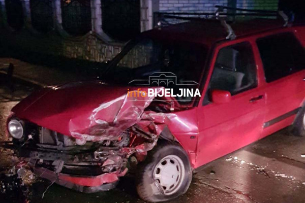 Saobraćajna nezgoda u Janji, dva lica povrijeđena