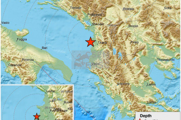 Dva zemljotresa noćas pogodila Albaniju