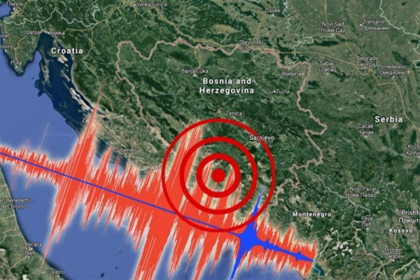 TLO OPET PODRHTAVALO: Novi zemljotres JAČINE 2,4 po Richteru pogodio BiH