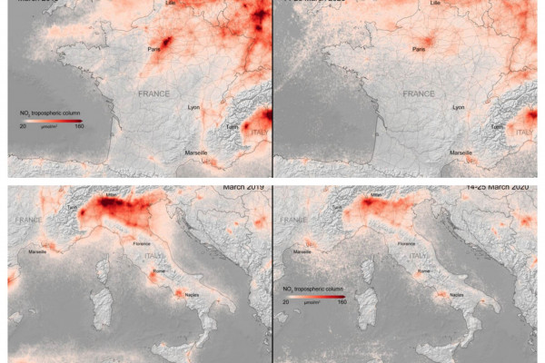 Blokade zbog koronavirusa očistile vazduh nad Evropom