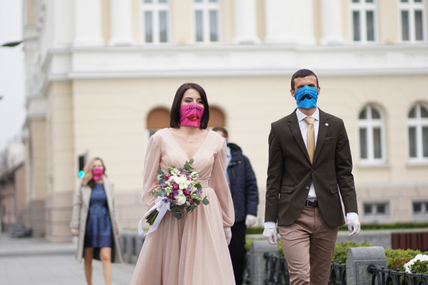 U Bijeljini održano sedam vjenčanja pod maskama