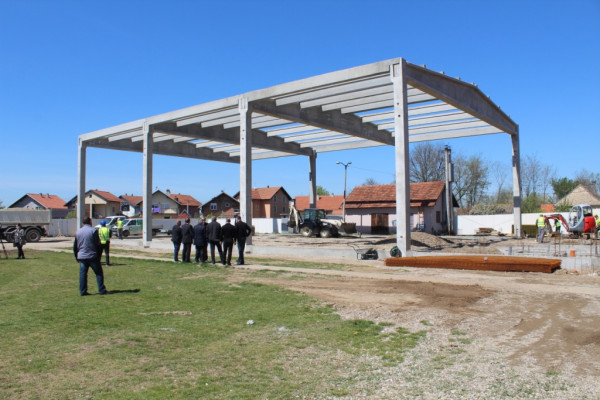 Izgradnja fiskulturne sale u Patkovači prema planu