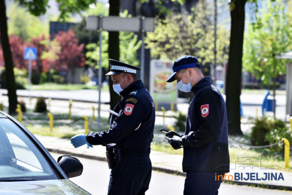 Bijeljina: Sankcionisano osam lica zbog nenošenja zaštitne maske