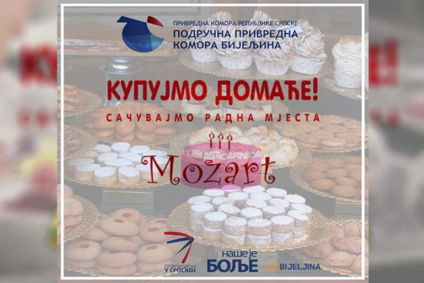 „NAŠE JE BOLJE“: Mozart poslastičarnica neprekidno ulaže u proizvodnju, usavršava i proširuje svoju ponudu