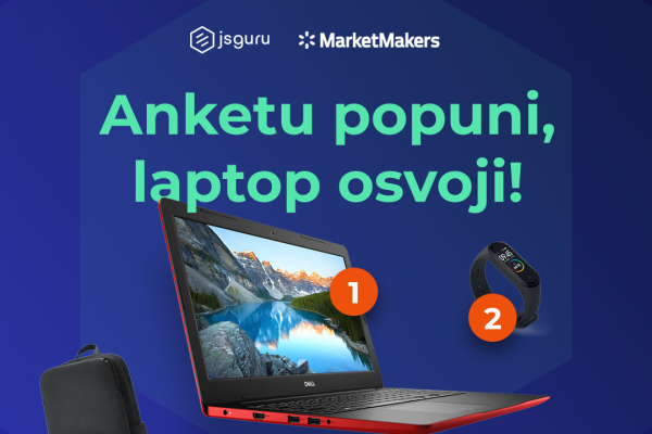 Anketu popuni, laptop osvoji! Q STATION & MarketMakers nagrađuju