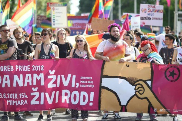 U Zagrebu će se danas održati 19. Parada ponosa