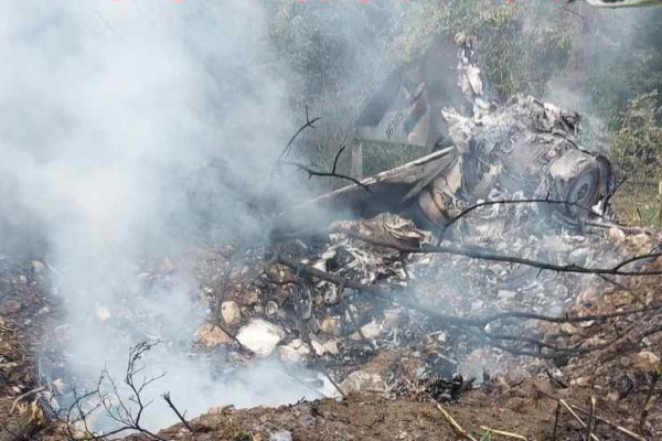 PRVE FOTOGRAFIJE SA LICA MJESTA Srušio se avion Vojske Srbije kod Loznice