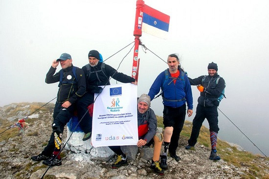 Amputirci kroz vjetar i maglu osvojili najviši vrh BiH