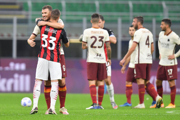 Džeko oduševio navijače Rome u duelu s Milanom: To je moj kapiten