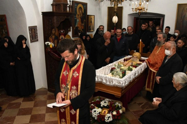 U Cetinjskom manastiru služena zaupokojena liturgija mitropolitu Amfilohiju