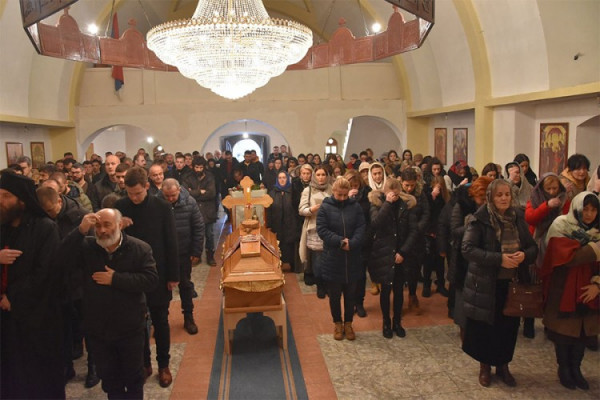 Sahranjen mučki ubijeni monah Stefan