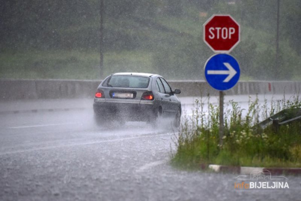 Žuto upozorenje zbog kiše u dijelovima BiH