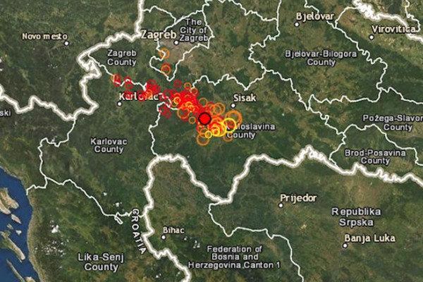 Novi potres jačine 4,1 stepen na području Petrinje