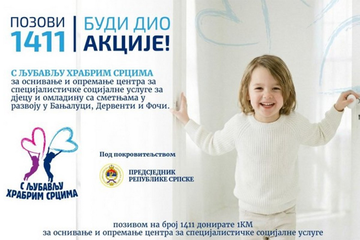 "S ljubavlju hrabrim srcima": Broj 1411 do sada pozvan 70.291 put