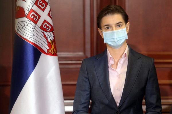 Brnabićeva poručila da je Srbija po stopi vakcinacije prva u regionu i druga u Evropi.