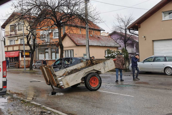 Kolaps u saobraćaju u Bijeljini zbog udesa
