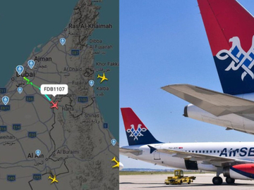 Let Dubai - Beograd bio najpraćeniji na svijetu