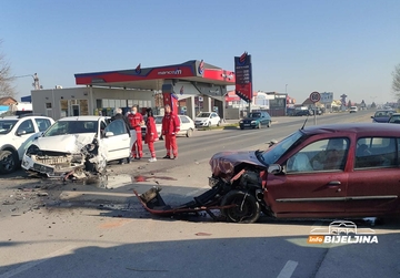 Nezgoda u Gojsovcu kod Bijeljine, Hitna pomoć i policija na terenu