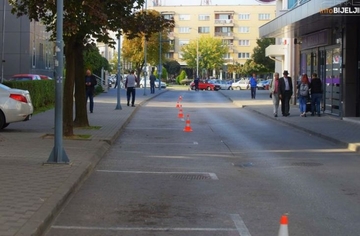 Bijeljina: Zabrana saobraćaja u Ulici patrijarha Pavla (FOTO)