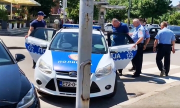 U Bijeljini uhapšen Stevo Lazić: Kamionima trubili kroz grad, BLOKIRALI SAOBRAĆAJ (FOTO)