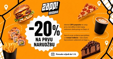 ZAPP! dostava od danas u Bijeljini: Preuzmite aplikaciju i ostvarite 20% popusta