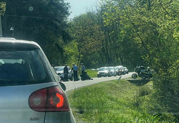Udes na putu Bijeljina - Ugljevik, gužva u saobraćaju
