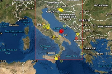 Dva snažna zemljotresa na području Jadrana