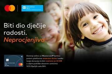 Mastercard i SOS Dječija sela u BiH udruženi kroz online donacije  za još bolje uslove rada “SOS dnevnih centara“