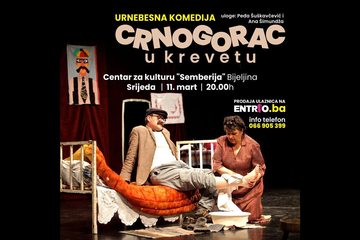 Najgledanija crnogorska komedija: "Crnogorac u krevetu" u Bijeljini