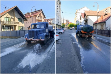 Bijeljinski "Komunalac" ekspresno reagovao: Kamionom peru ulice (FOTO)