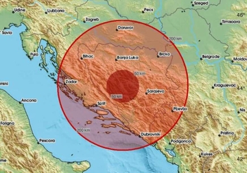 Novo podrhtavanje tla u BiH, epicentar u blizini Bugojna