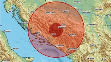 Zemljotres pogodio BiH: Epicentar bio kod Bugojna