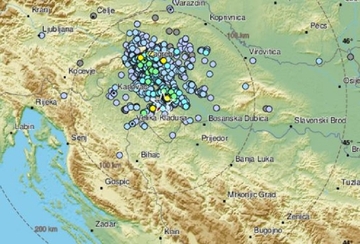 Zemljotres magnitude 3,1 po Rihteru registrovan kod Petrinje