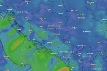 Prognoza vremena za naredne dane: Od večeras drastično zahlađenje