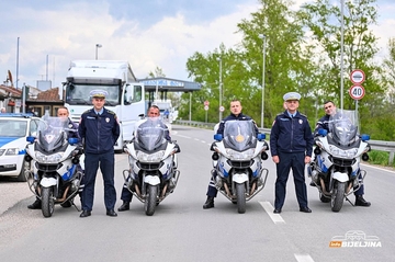 Motociklisti MUP-a Srpske i ove godine u pratnji karavana Beograd - Banjaluka (FOTO)
