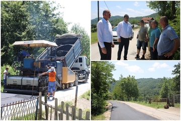 Lopare: U toku rekonstrukcija puta kroz Brusnicu (FOTO)